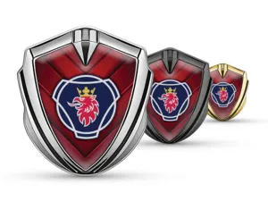 Scania Metal Emblema Insignia Suntuoso Proyecto Aleación